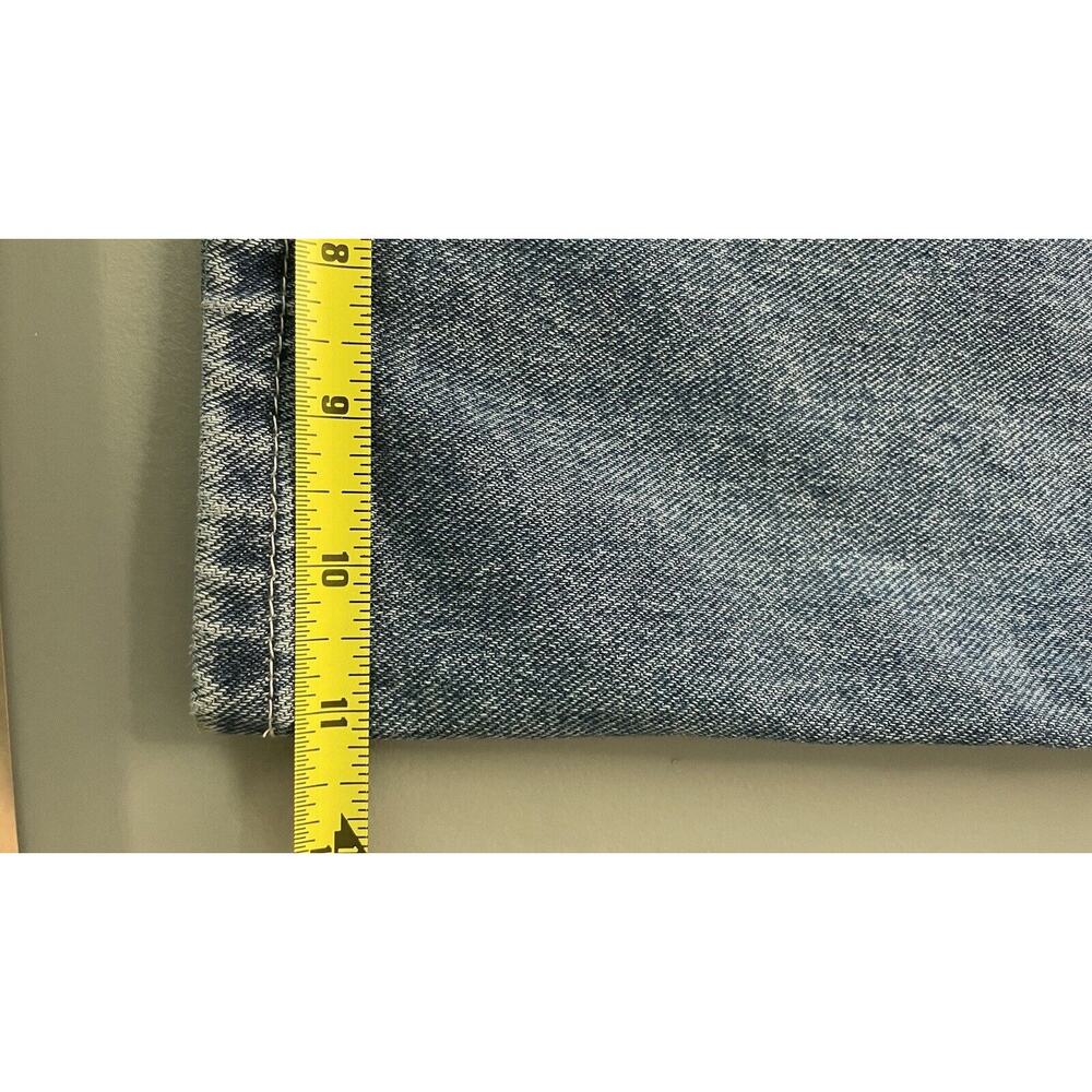 Dickies Bib Overalls Denim Carpenter Workwear Baggy USA Conductor Blue Men 40x32 - Picture 10 of 12